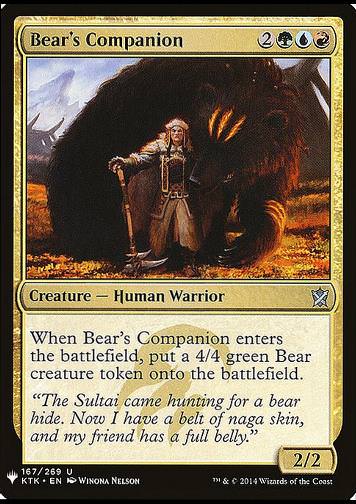 Bear's Companion (Gefährte des Bären)